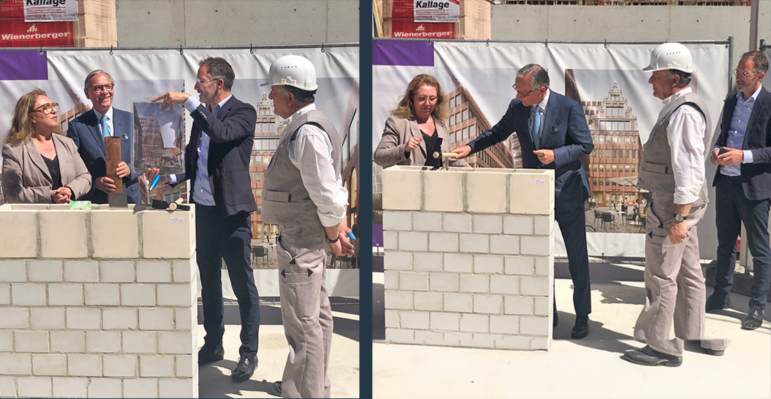 Grundsteinlegung Essighaus Bremen